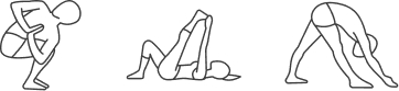 pilates yoga iconos